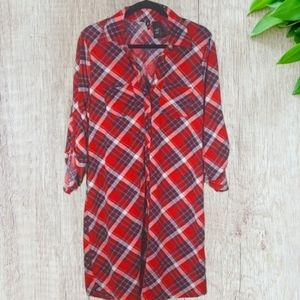 KRISTIN Nicole Plaid Dress size large